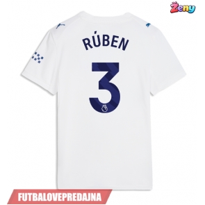 Lacne Ženy Futbalové dres Manchester City Ruben Dias #3 2026-27 Krátky Rukáv - Tretina